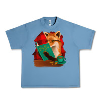 Pebble Blue Fox with Coffee Urban Heavy Tee - Bettercallsaul