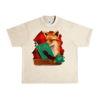 Sandshell Fox with Coffee Urban Heavy Tee - Bettercallsaul