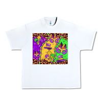 White mardi gras Urban Heavy Tee - JahusDesignShop