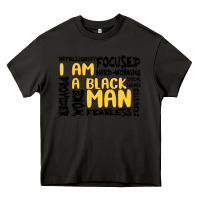 Asphalt i am a black man Heavy Core Tee - MaliasSmallBusiness