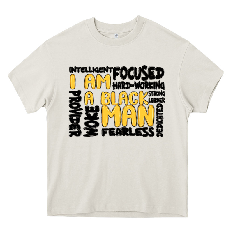 I Am A Black Man Heavy Core Tee by MaliasSmallBusiness | Teevron