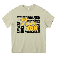 Mossy i am a black man Heavy Core Tee - MaliasSmallBusiness
