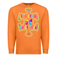 Carrot Let s Grow Together Premium Sweatshirt - CowhideDigitalArt