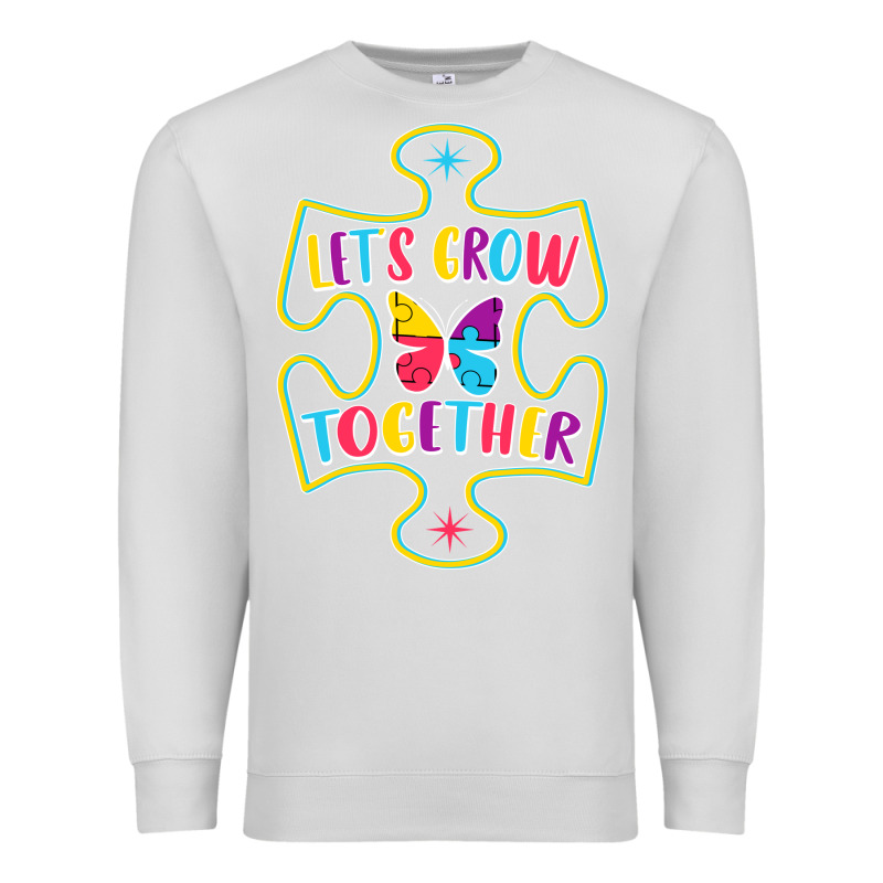 Let S Grow Together Premium Sweatshirt by CowhideDigitalArt | Teevron