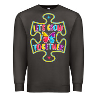 Smoke Let s Grow Together Premium Sweatshirt - CowhideDigitalArt