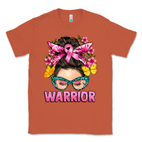 Copper cancer warrior messy bun Classic Tee - BarkalooDesign