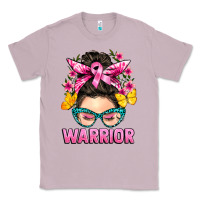 Lilac cancer warrior messy bun Classic Tee - BarkalooDesign