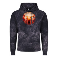 Cloud Black Western Cowboy Sunset Bull Skull Vintage Hoodie - Bettercallsaul