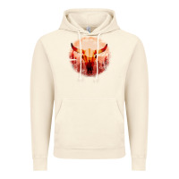 Vintage Artic Western Cowboy Sunset Bull Skull Vintage Hoodie - Bettercallsaul