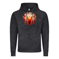 Vintage Black Western Cowboy Sunset Bull Skull Vintage Hoodie - Bettercallsaul