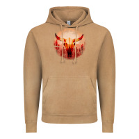 Vintage Camel Western Cowboy Sunset Bull Skull Vintage Hoodie - Bettercallsaul