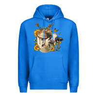 True Royal Black And White Cow Coffee cup Premium Hoodie - FaDigitalArtStudio