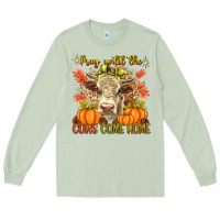 Matcha Pray Till The Cows Come Home Long Sleeve Tee - texasbilliewilder
