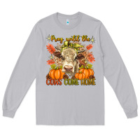 Moon Dust Pray Till The Cows Come Home Long Sleeve Tee - texasbilliewilder