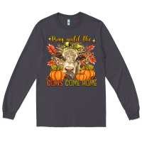 Smoke Pray Till The Cows Come Home Long Sleeve Tee - texasbilliewilder