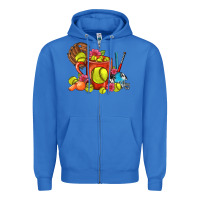 True Royal Softball Coffee Mug Zipper Hoodie - FaDigitalArtStudio