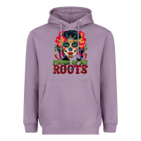 Lavender sugar skull woman proud of my roots Heavyweight Hoodie - BundleAndBundleShop