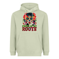 Matcha sugar skull woman proud of my roots Heavyweight Hoodie - BundleAndBundleShop