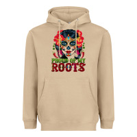 Mushroom sugar skull woman proud of my roots Heavyweight Hoodie - BundleAndBundleShop