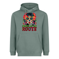 Sage sugar skull woman proud of my roots Heavyweight Hoodie - BundleAndBundleShop