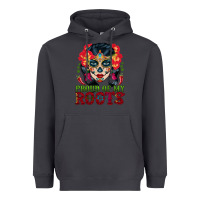 Smoke sugar skull woman proud of my roots Heavyweight Hoodie - BundleAndBundleShop