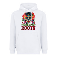 White sugar skull woman proud of my roots Heavyweight Hoodie - BundleAndBundleShop