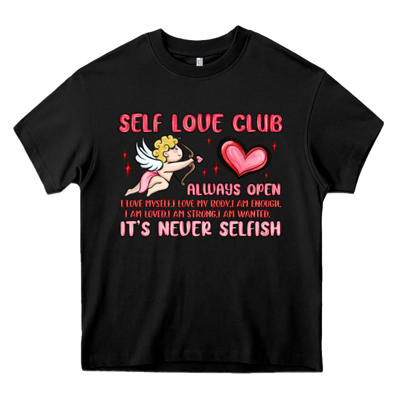 Self Love Club Heavy Core Tee by MaliasSmallBusiness | Teevron