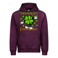 Mauve Wine shenanigans coordinator st patrick s day artiststas Urban Hoodie - Artiststas
