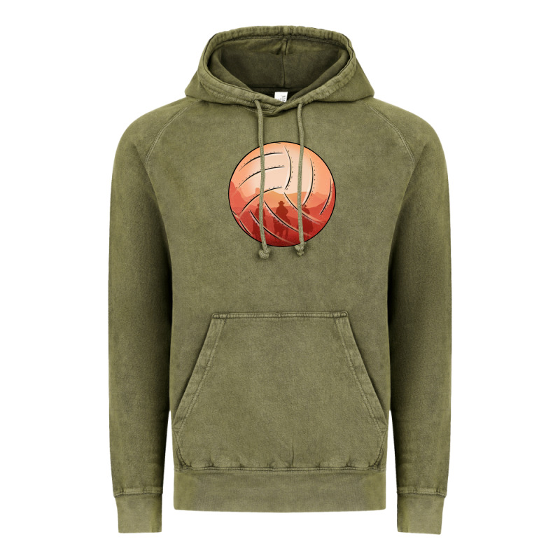 Cowboy Sunset Volleyball Vintage Hoodie by Bettercallsaul | Teevron