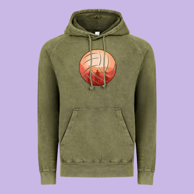 Cowboy Sunset Volleyball Vintage Hoodie Designed By Bettercallsaul