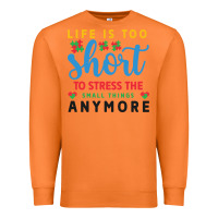 Carrot life is too to stress the small things anymo Premium Sweatshirt - CowhideDigitalArt