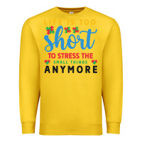 Lemon life is too to stress the small things anymo Premium Sweatshirt - CowhideDigitalArt