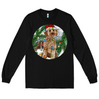 Black Cockapoo Christmas Long Sleeve Tee - RanaPortraitStore