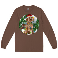 Chestnut Cockapoo Christmas Long Sleeve Tee - RanaPortraitStore