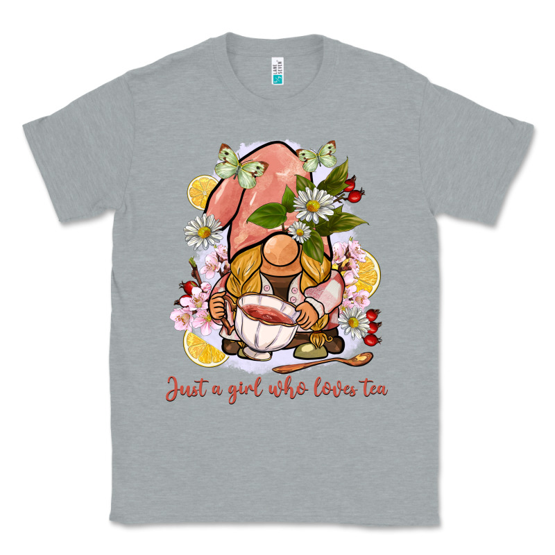 Just A Girl Who Loves Tea Gnome Classic Tee by BarkalooDesign | Teevron