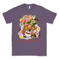 Lavender just a girl who loves tea gnome Classic Tee - BarkalooDesign