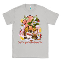 Moon Dust just a girl who loves tea gnome Classic Tee - BarkalooDesign