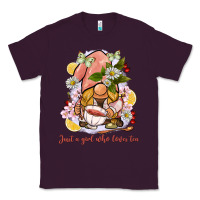 Plum just a girl who loves tea gnome Classic Tee - BarkalooDesign