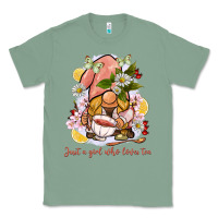 Sage just a girl who loves tea gnome Classic Tee - BarkalooDesign