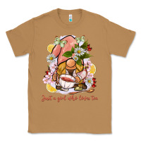 Toasted Coconut just a girl who loves tea gnome Classic Tee - BarkalooDesign