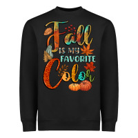 Black fall is my favorite color Heavyweight Sweatshirt - CowGirlArtShop