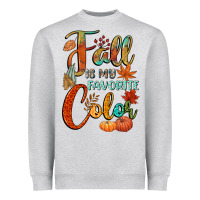 Heather Grey fall is my favorite color Heavyweight Sweatshirt - CowGirlArtShop