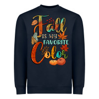 Navy fall is my favorite color Heavyweight Sweatshirt - CowGirlArtShop