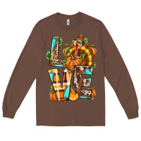 Chestnut Love Turkey Thanksgiving Long Sleeve Tee - texasbilliewilder