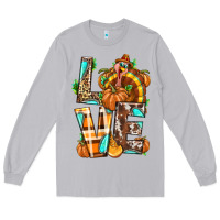 Moon Dust Love Turkey Thanksgiving Long Sleeve Tee - texasbilliewilder