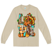 Mushroom Love Turkey Thanksgiving Long Sleeve Tee - texasbilliewilder