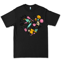 Black vanilla eggs sugar cocoa and kitchen heart Premium Tee - MaliasSmallBusiness