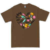 Cacao vanilla eggs sugar cocoa and kitchen heart Premium Tee - MaliasSmallBusiness