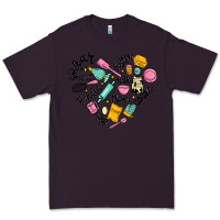 Plum vanilla eggs sugar cocoa and kitchen heart Premium Tee - MaliasSmallBusiness