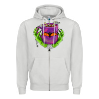 Halloween Coffee Cup With Hands Zipper Hoodie | Teevron